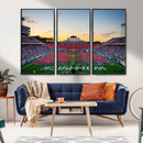 NC State Wolfpack Football Team Print Wall Art - Raleigh