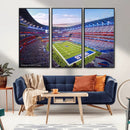 Buffalo Bills Football Team Print Canvas - Buffalo Highmark by MyGreatCanvas | Canvas Wall Art Prints | Photo Prints & Wall Decor