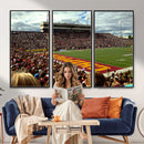 Central Michigan University Chippewas Football Team Print -