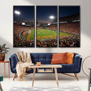 Clemson University Tigers Art Print, Football Team Print -