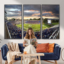 Duke University Blue Devils Football Team Print - Durham