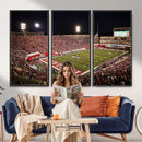 Indiana University Hoosiers Football Team Print Canvas -