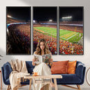 Iowa State University Cyclones Canvas Print, Football Team
