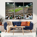 Michigan State Spartans Football Canvas Print - East Lansing