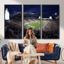 Michigan State Spartans Canvas, Framed Football Team Print -