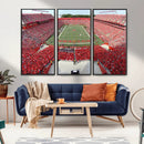 Rutgers Scarlet Knights Football Team Print - Piscataway SHI by MyGreatCanvas | Canvas Wall Art Prints | Photo Prints & Wall Decor
