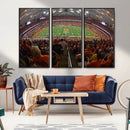 Syracuse University Orange Football Canvas Print, Football
