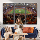 Syracuse University Orange Football Canvas Print, Football