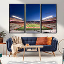 Rutgers Scarlet Knights Football Team Print - Piscataway SHI by MyGreatCanvas | Canvas Wall Art Prints | Photo Prints & Wall Decor