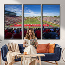 Ball State Cardinals Football Team Print - Muncie Scheumann