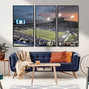 Memphis Tigers Football Team Print - Memphis Simmons Bank