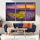The Louisiana State University Tigers Football Team Print - by MyGreatCanvas | Canvas Wall Art Prints | Photo Prints & Wall Decor