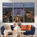 The Louisiana State University Tigers Football Team Print -