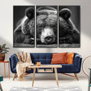 Resting Grizzly 399 Bear Canvas Print | Ready to Hang Wall