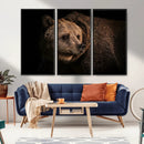 Wild Grizzly 399 Bear Canvas Wall Art Print, Bear Animal by MyGreatCanvas | Canvas Wall Art Prints | Photo Prints & Wall Decor