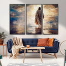 Jesus Walking on Water Wall Art | Ready to Hang Spiritual