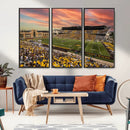 University of Wyoming Cowboys Football Team Print - Laramie by MyGreatCanvas | Canvas Wall Art Prints | Photo Prints & Wall Decor