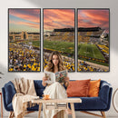 University of Wyoming Cowboys Football Team Print - Laramie