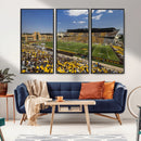 University of Wyoming Cowboys Football Team Print - Laramie