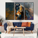 Abstract Horse Wall Art Canvas Print | Farmhouse Wall Decor by MyGreatCanvas | Canvas Wall Art Prints | Photo Prints & Wall Decor