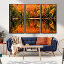 Forest Reflection Art | Autumn Forest Reflection Wall Art | by MyGreatCanvas | Canvas Wall Art Prints | Photo Prints & Wall Decor