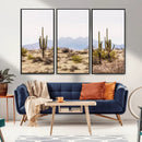 Desert Cactus Canvas Wall Art – Serene Southwestern Arizona by MyGreatCanvas | Canvas Wall Art Prints | Photo Prints & Wall Decor
