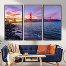Golden Gate Bridge Wall Art Canvas Print – Framed San by MyGreatCanvas | Canvas Wall Art Prints | Photo Prints & Wall Decor