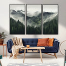 Misty Forest Canvas Print Wall Art Premium Canvas Print a