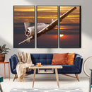 Old War Plane Wall Art Canvas Print by MyGreatCanvas | Canvas Wall Art Prints | Photo Prints & Wall Decor