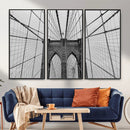 Large Brooklyn Bridge Wall Art Canvas Print