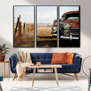 Classic Cars Vintage Wall Art Canvas Print