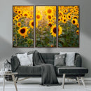 Sunflower Sunshine Wall Art Canvas Print by MyGreatCanvas | Canvas Wall Art Prints | Photo Prints & Wall Decor