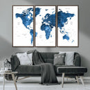 World Map Canvas Print – Framed Detailed Map of the World by MyGreatCanvas | Canvas Wall Art Prints | Photo Prints & Wall Decor