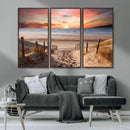 Sunset on the Sea Wall Art Canvas Print by MyGreatCanvas | Canvas Wall Art Prints | Photo Prints & Wall Decor