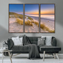 Sunrise On The Beach Wall Art Canvas Print