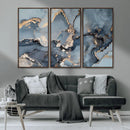 Multipanel Marble Fluid Effect Wall Art Abstract Canvas Wall