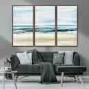 Ocean Abstract Wall Art Canvas Print