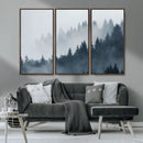 Foggy Pine Forest Wall Art Canvas Print by MyGreatCanvas | Canvas Wall Art Prints | Photo Prints & Wall Decor