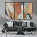 Boho Wall Art Canvas Print Set, Watercolor Boho Wall Art