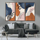 Boho Wall Art Canvas Print Set Mid-Century Prints Bohemian
