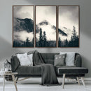 Large Foggy Mountain Forest Wall Art Canvas Print | Misty by MyGreatCanvas | Canvas Wall Art Prints | Photo Prints & Wall Decor