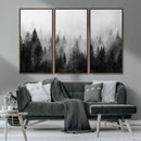 Fogy Forest Canvas Wall Art Print - Mountain Wall Art with