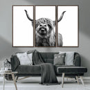 Fanny Scottish Highland Cow Cattle Art Print Farmhouse Wall