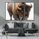 Bison Wall Art Canvas Print For Farmhouse, Wild Animal Wall by MyGreatCanvas | Canvas Wall Art Prints | Photo Prints & Wall Decor