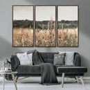 Abstract Wildflower Art Field Landscape Oil Painting Print,