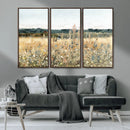 Wildflower Field Wall Art Canvas | Nature-Inspired Landscape