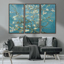 Vincent Van Gogh's Almond Blossom Abstract Wall Art Canvas,