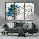 Tree Butterfly Abstract Tree and Butterfly Wall Art Canvas
