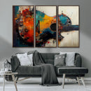 Abstract Guitar Wall Art Canvas | Vibrant Music-Inspired Art by MyGreatCanvas | Canvas Wall Art Prints | Photo Prints & Wall Decor