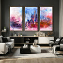Disney Wall Art: Dreamy Watercolor Cinderella Castle Canvas by MyGreatCanvas | Canvas Wall Art Prints | Photo Prints & Wall Decor